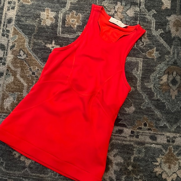 Adidas by Stella McCartney Tops - Stella McCartney for adidas open back with built in bra workout top. High neck.
